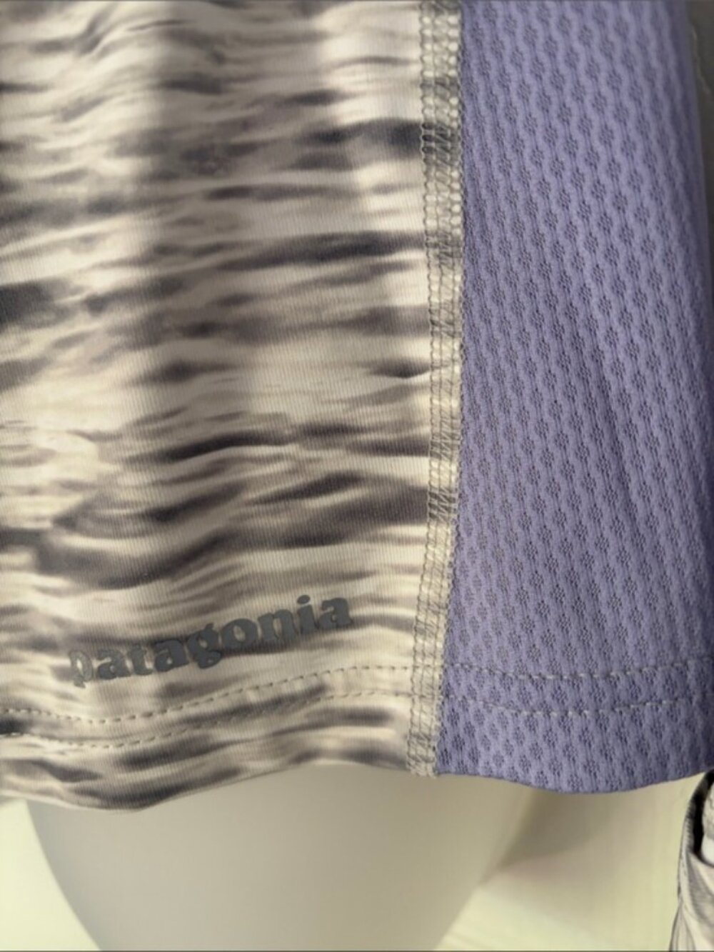 Patagonia Women’s Top All Weather Zip Neck Shirt Pullover Purple New size Small - Picture 10 of 16